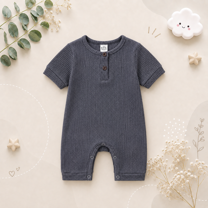The Sammie - Solid Colour Baby Romper
