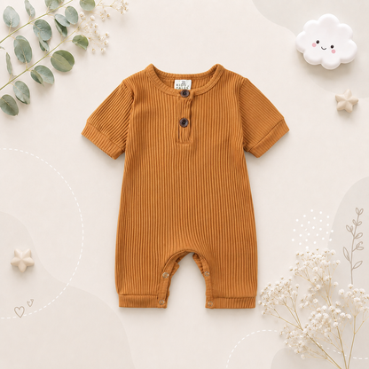 The Sammie - Solid Colour Baby Romper