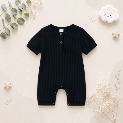 The Sammie - Solid Colour Baby Romper
