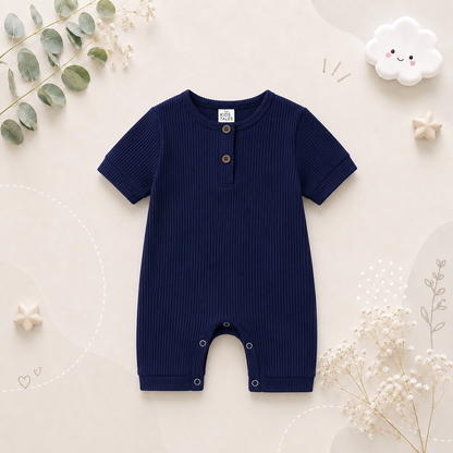 The Sammie - Solid Colour Baby Romper