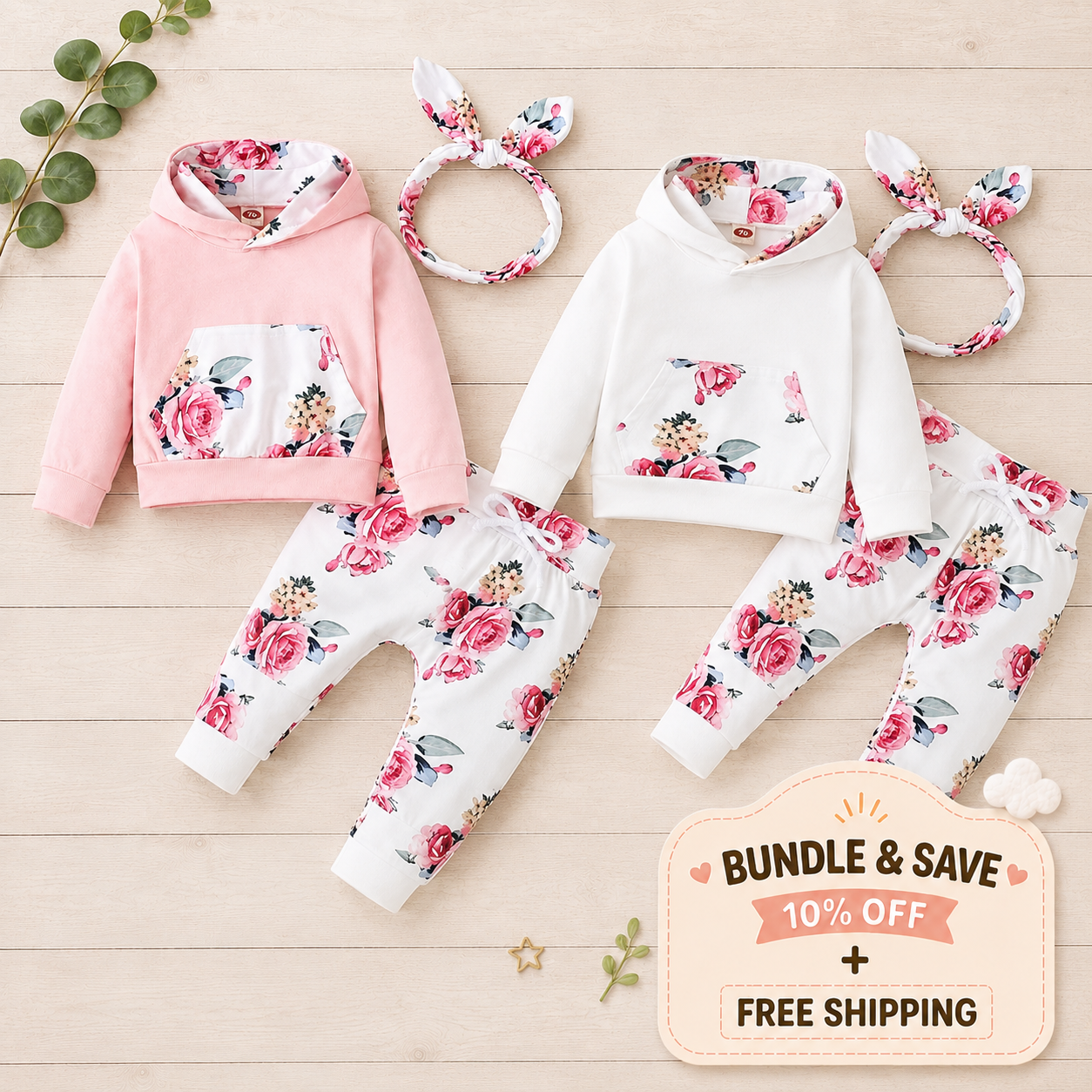 The Courtney (Pink & White)