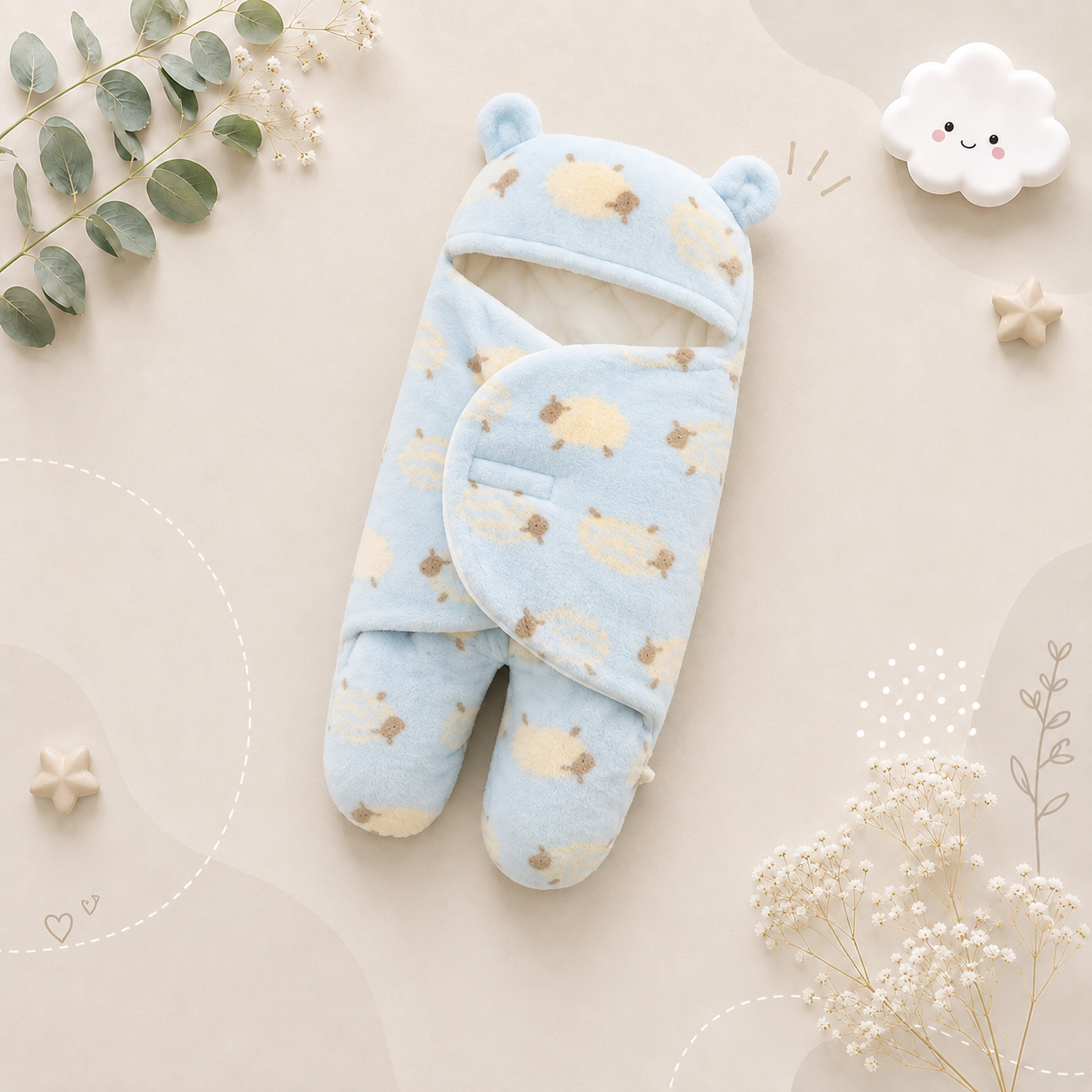 The Holland - Flannel Swaddle Blanket