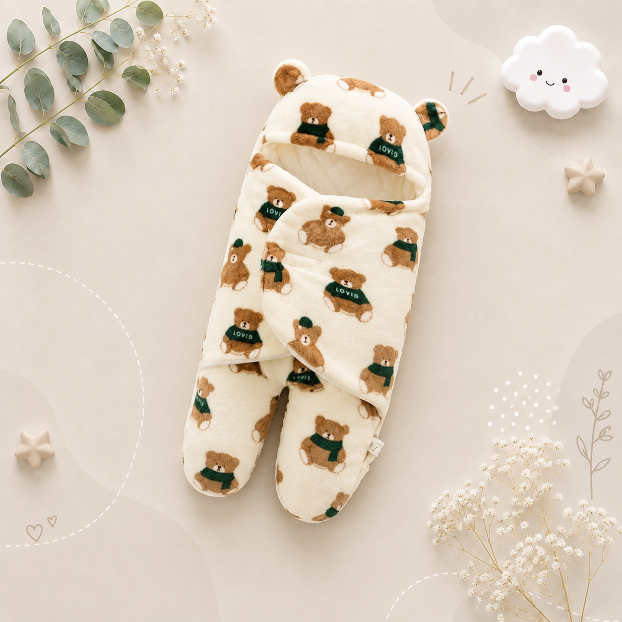 The Holland - Flannel Swaddle Blanket