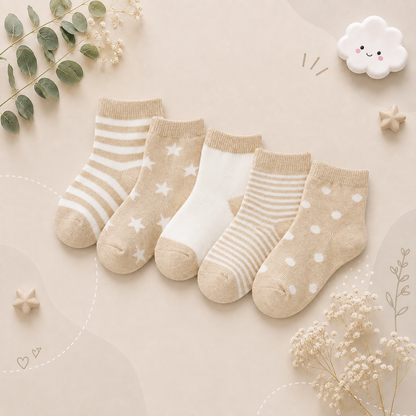 The Reese - Kids Pure Cotton Socks