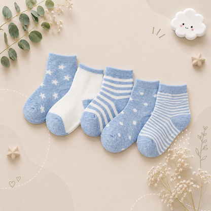 The Reese - Kids Pure Cotton Socks