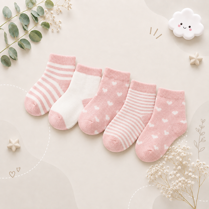 The Reese - Kids Pure Cotton Socks