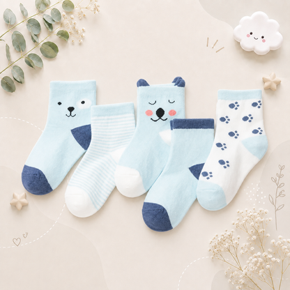 The Reese - Kids Pure Cotton Socks