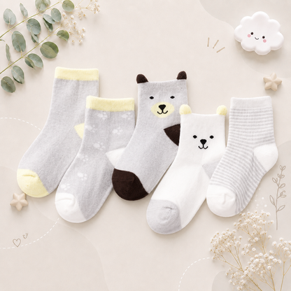 The Reese - Kids Pure Cotton Socks