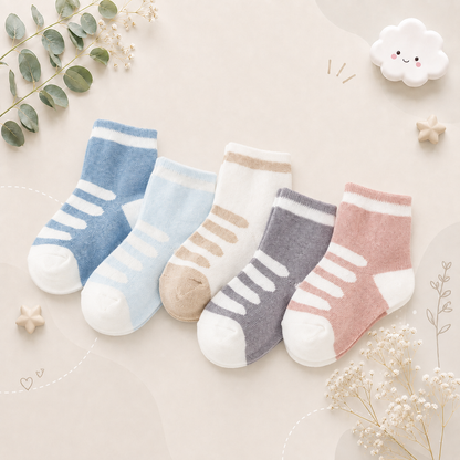 The Reese - Kids Pure Cotton Socks