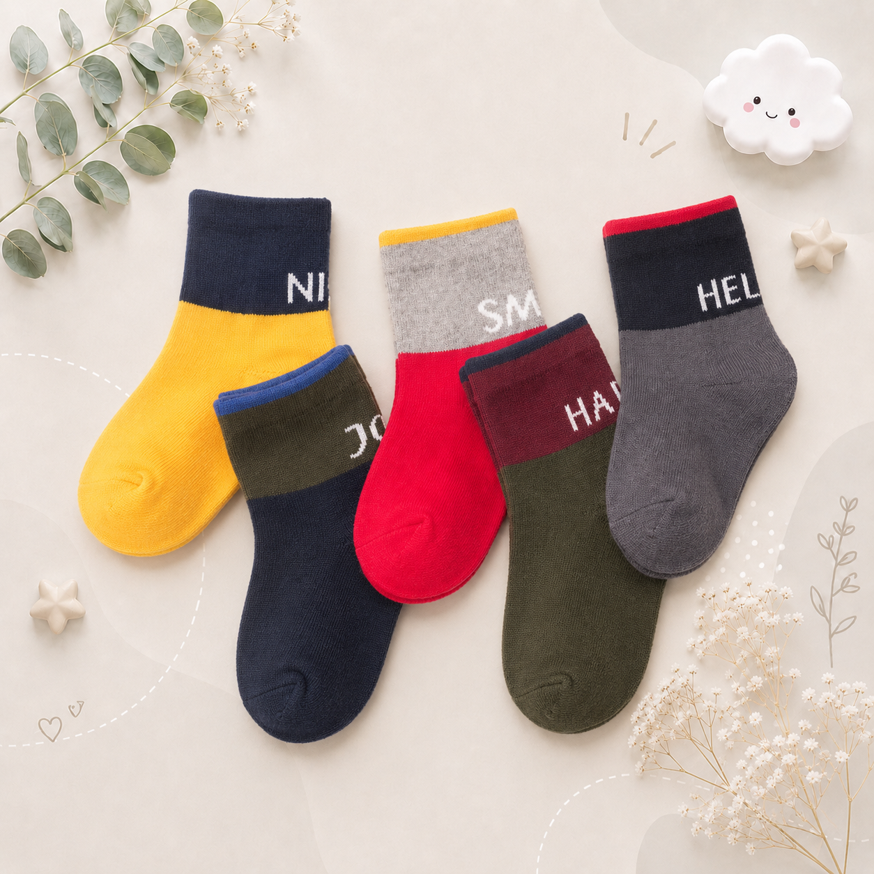 The Reese - Kids Pure Cotton Socks