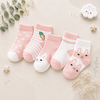The Reese - Kids Pure Cotton Socks
