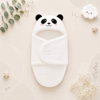 The Dylan - Baby Sleeping Bag Warm Flannel Cocoon - Newborn Autumn Winter Swaddle Wrap