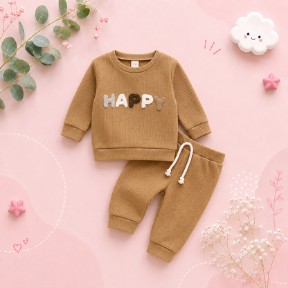 The Zoey - Happy Print Tops + Pants