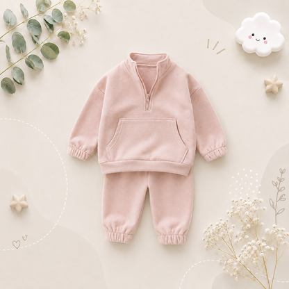 The Hannah - Baby Kids 2PC Cotton Sweatshirt & Pants Set Toddler Girl Boy Spring Autumn Outfit