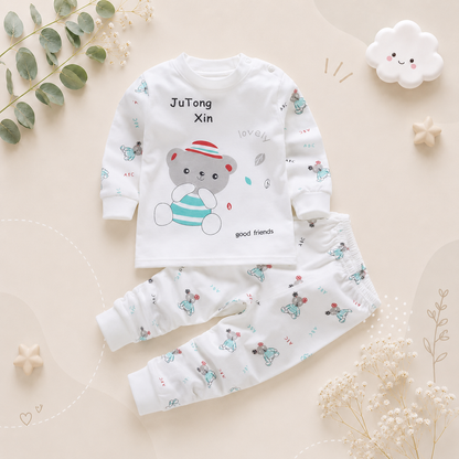 The Levi - Unisex Cotton Cartoon Sweatshirt & Pants Set