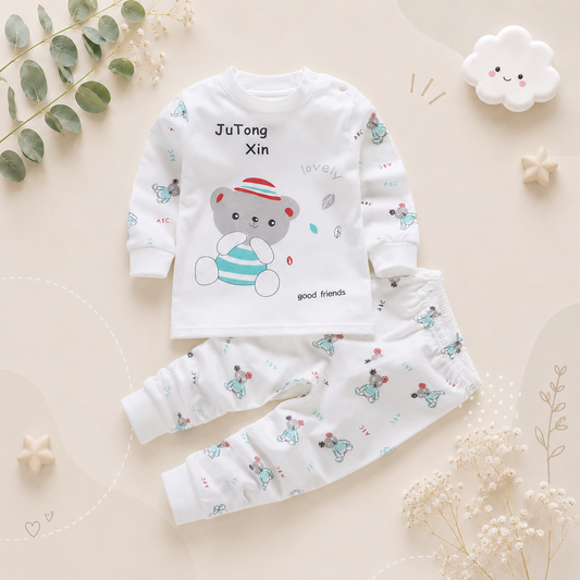 The Levi - Unisex Cotton Cartoon Sweatshirt & Pants Set