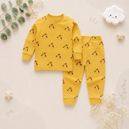 The Levi - Unisex Cotton Cartoon Sweatshirt & Pants Set