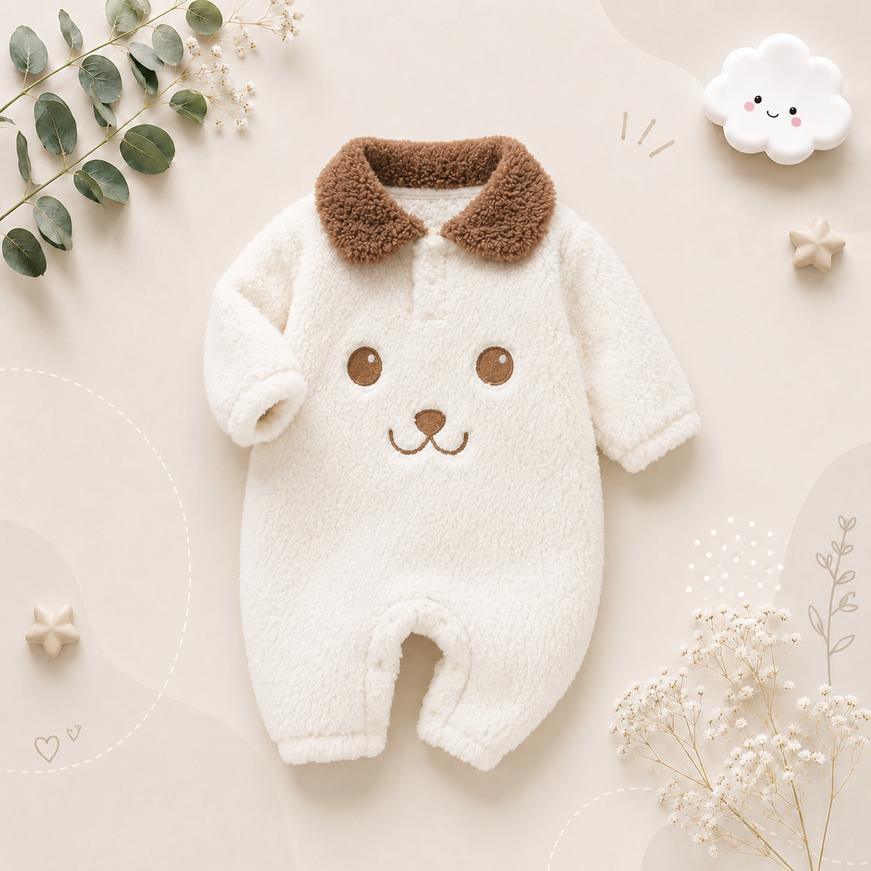 The Paislee - Baby Unisex Soft Winter Bodysuit
