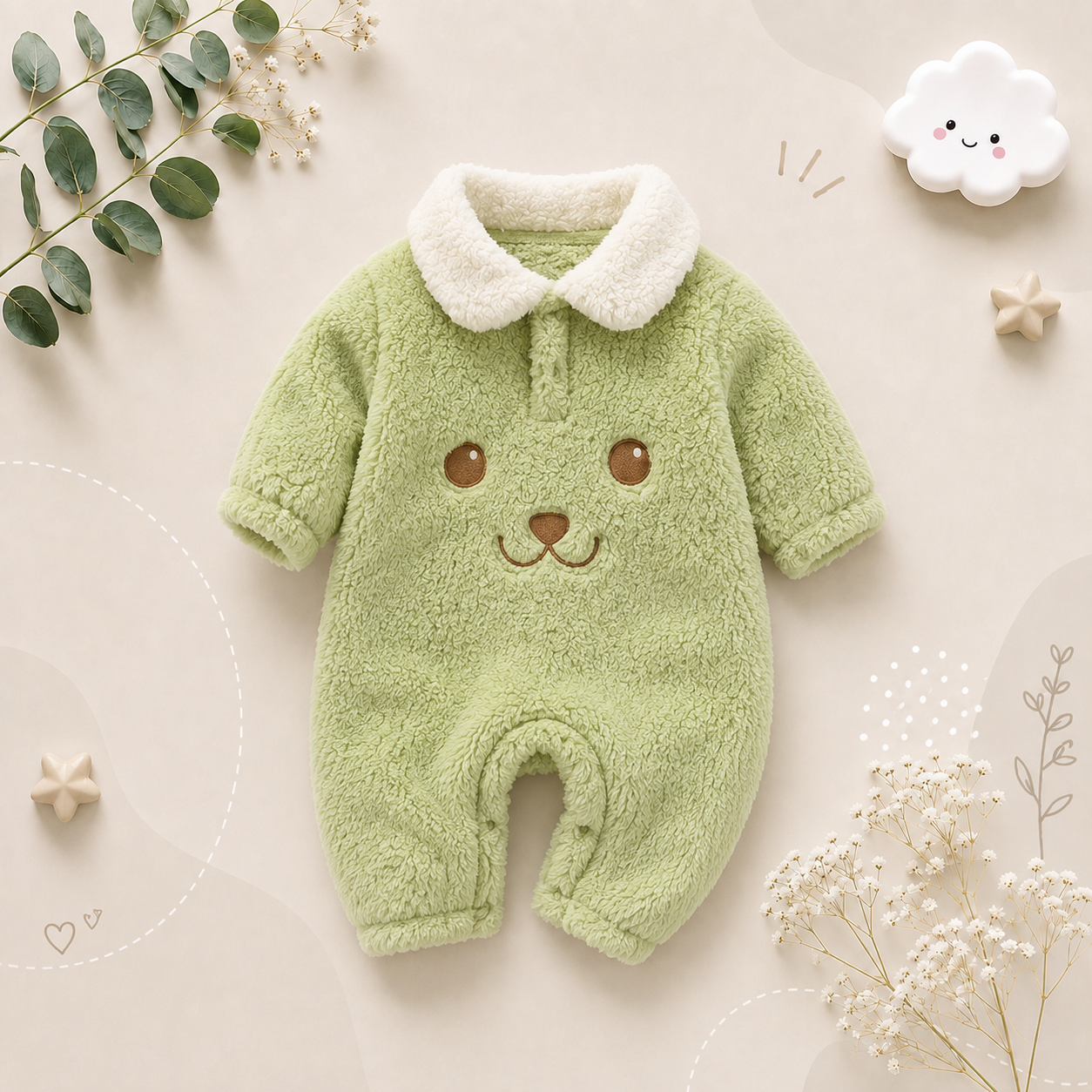 The Paislee - Baby Unisex Soft Winter Bodysuit