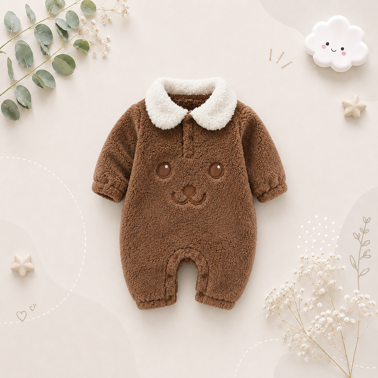 The Paislee - Baby Unisex Soft Winter Bodysuit