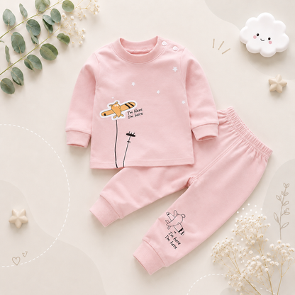 The Liam - Unisex Cotton Cartoon Sweatshirt & Pants Set