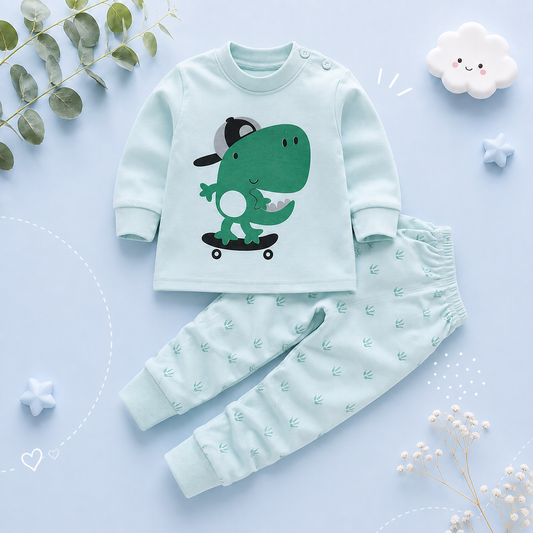 The Amiri - Unisex Cotton Cartoon Sweatshirt & Pants Set