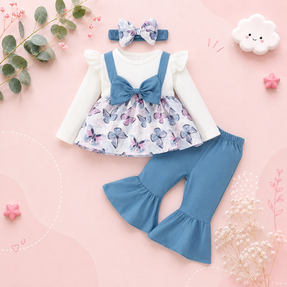 The Merill - Blue Casual Trouser Set