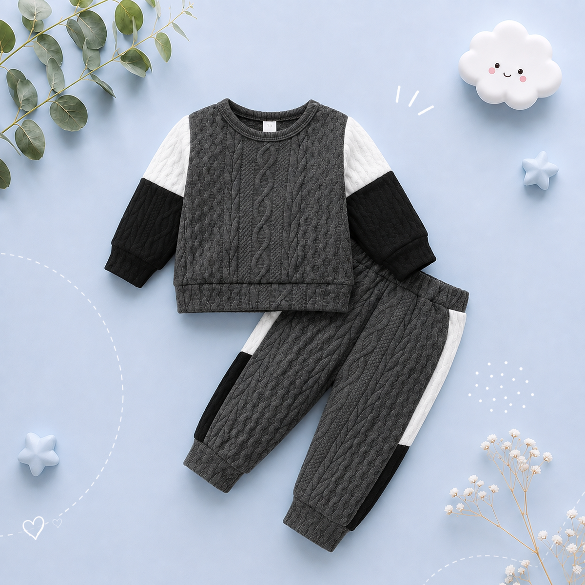 The Wren - Baby Casual Shoulder Buckle Long Sleeve