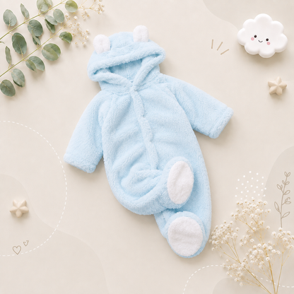 The Lowen - Winter Bear Long Sleeve Playsuit