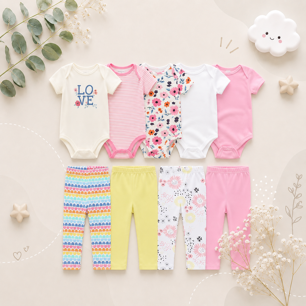 The Wyatt - Princess Unisex Rompers + Pants