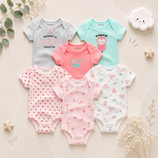 The Yen - 6pcs Unisex Romper/ Onesies - Mommy Is Wild Set