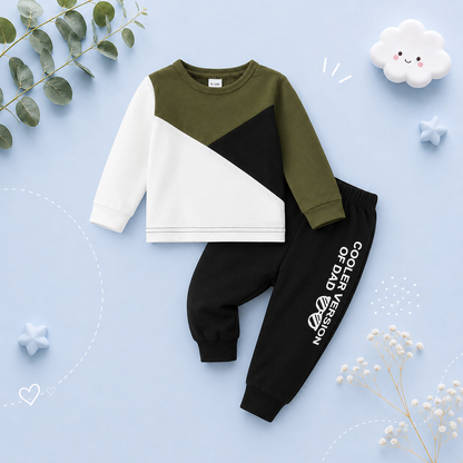 The Connor - Baby Boy Casual Long Sleeve Crewneck Tops + Pants