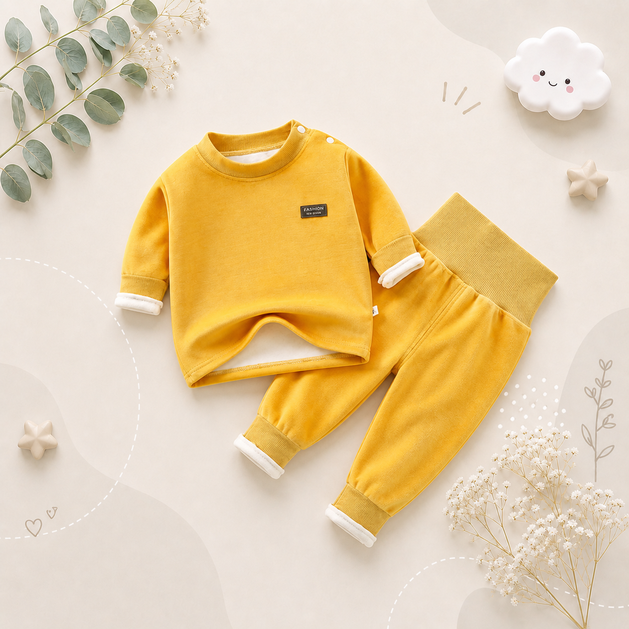 The Jaxson - Unisex Thickened Tops + High Waist Pants