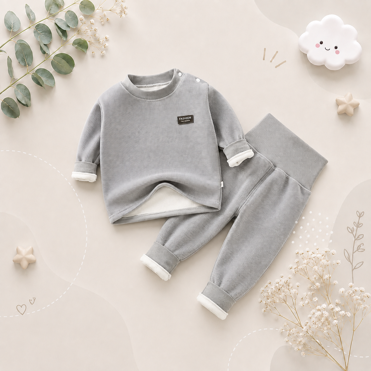 The Jaxson - Unisex Thickened Tops + High Waist Pants