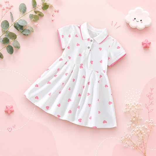 The Raelynn - Baby Girl Short Sleeve Princess Dress