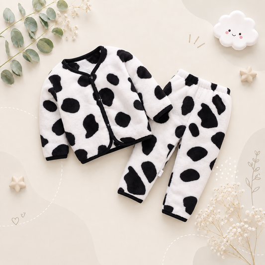 The Micah - Baby Unisex Flannel Cartoon Print Jacket