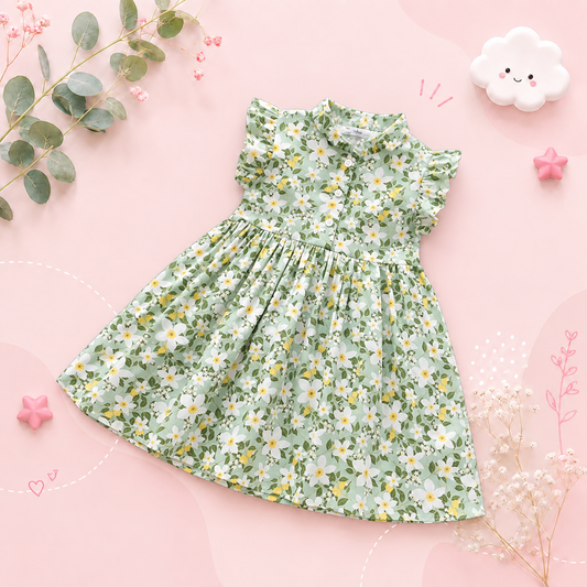The Violet - Baby Girl Floral Princess Dress