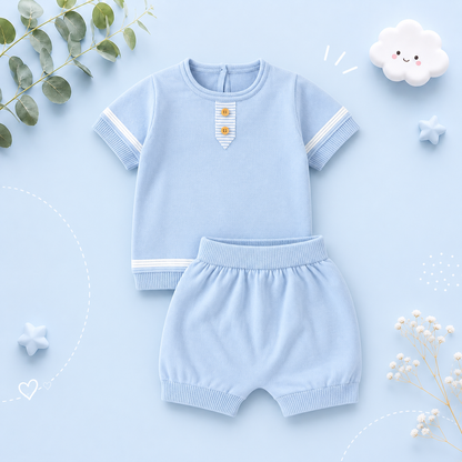 The Brandon - Baby Boy Casual Outerwear Tee Shirts + Shorts