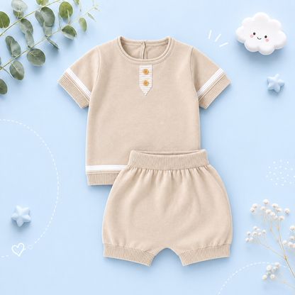 The Brandon - Baby Boy Casual Outerwear Tee Shirts + Shorts