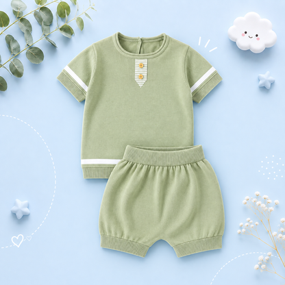 The Brandon - Baby Boy Casual Outerwear Tee Shirts + Shorts