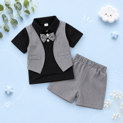 The Gavin - Baby Boy Casual Costume T-Shirt + Shorts