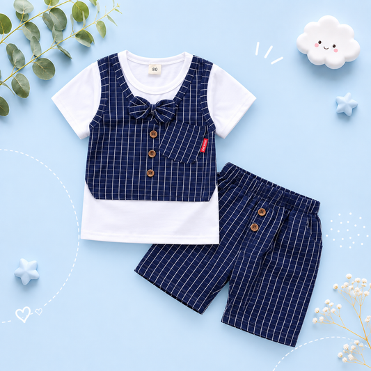 The Rafael - Baby Boy Casual Costume T-Shirt + Shorts