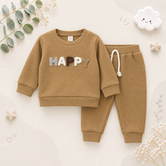 The Zoey - Happy Print Tops + Pants