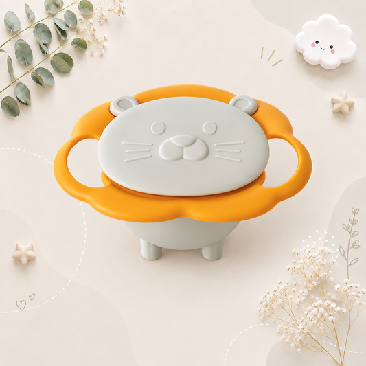 The Park - Baby 360° Gyro Bowl Spill Proof Toddler Snack Bowl Rotary Feeding Plate Kids Dish