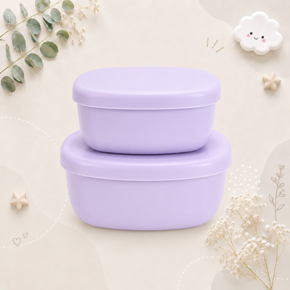 The Scout - Baby Food Storage Containers 2PCS Leak Proof Lunch Box with Lids for Toddlers