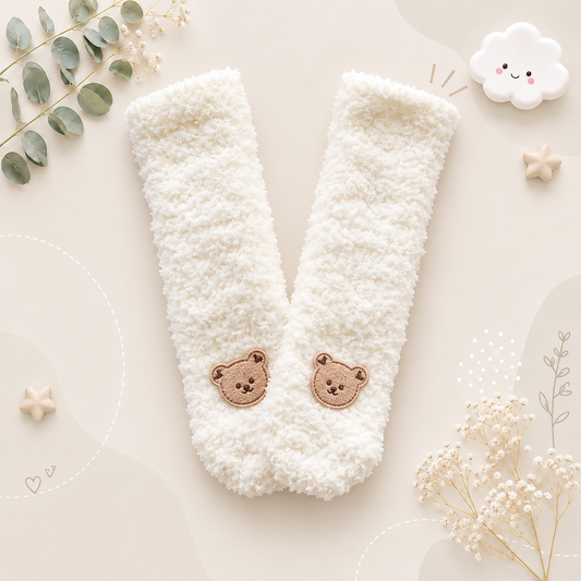 The Anahi - Baby Girl One Size Thick Warm Long Anti Slip Winter  Socks