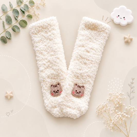 The Anahi - Baby Girl One Size Thick Warm Long Anti Slip Winter  Socks