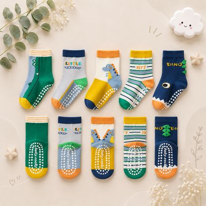 The Ace - Baby Unisex 5pairs Non-slip Floor Socks