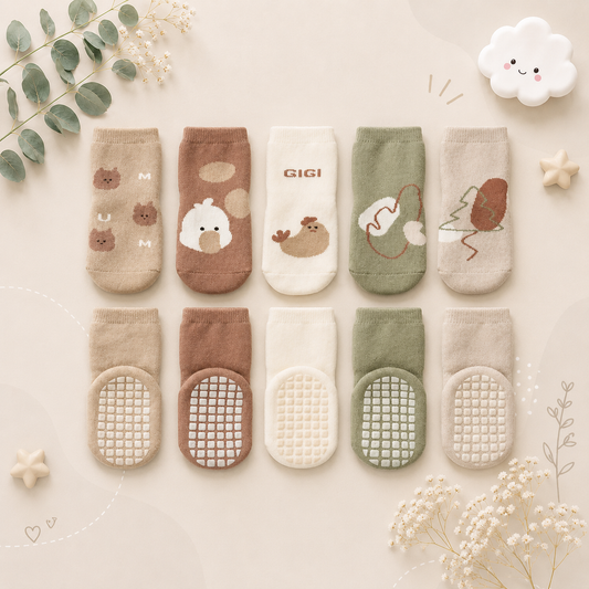 The Beau - Baby Unisex Anti-slip Children's Cartoon Floor Socks