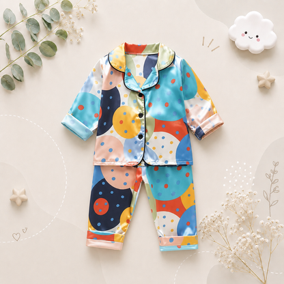 The Jodie - Baby Unisex Cute Print Pajamas Set - Colourful Print